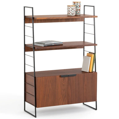 Стеллаж из стали и орехового дерева Derek Wood Rack