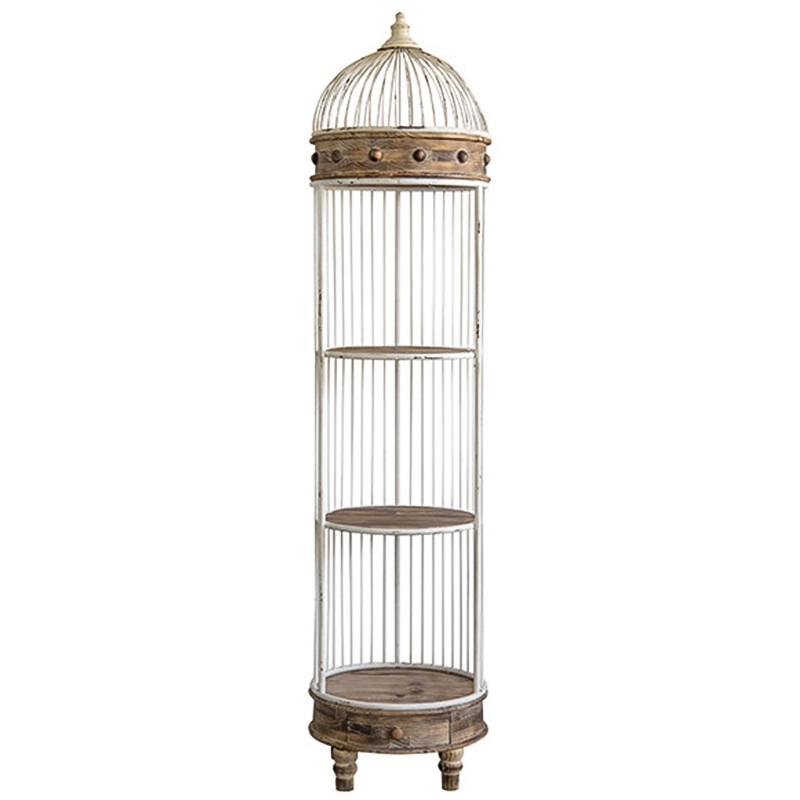 Стеллаж клетка Cage Rack White Provence