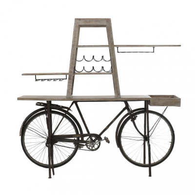 Стеллаж с отделениями для хранения бутылок Black Bike