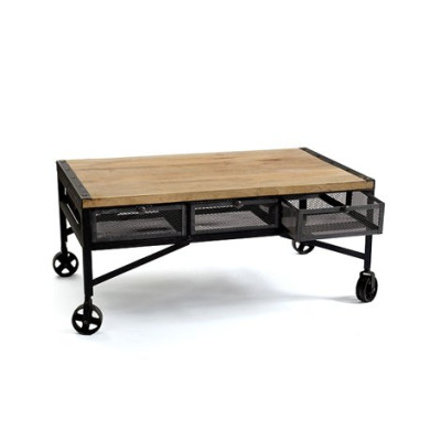 Стол Industrial Metal Three Drawers Cabinet