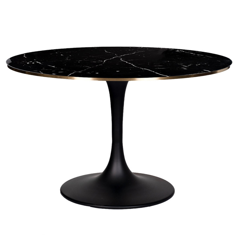 Стол Tulip black Marble 120