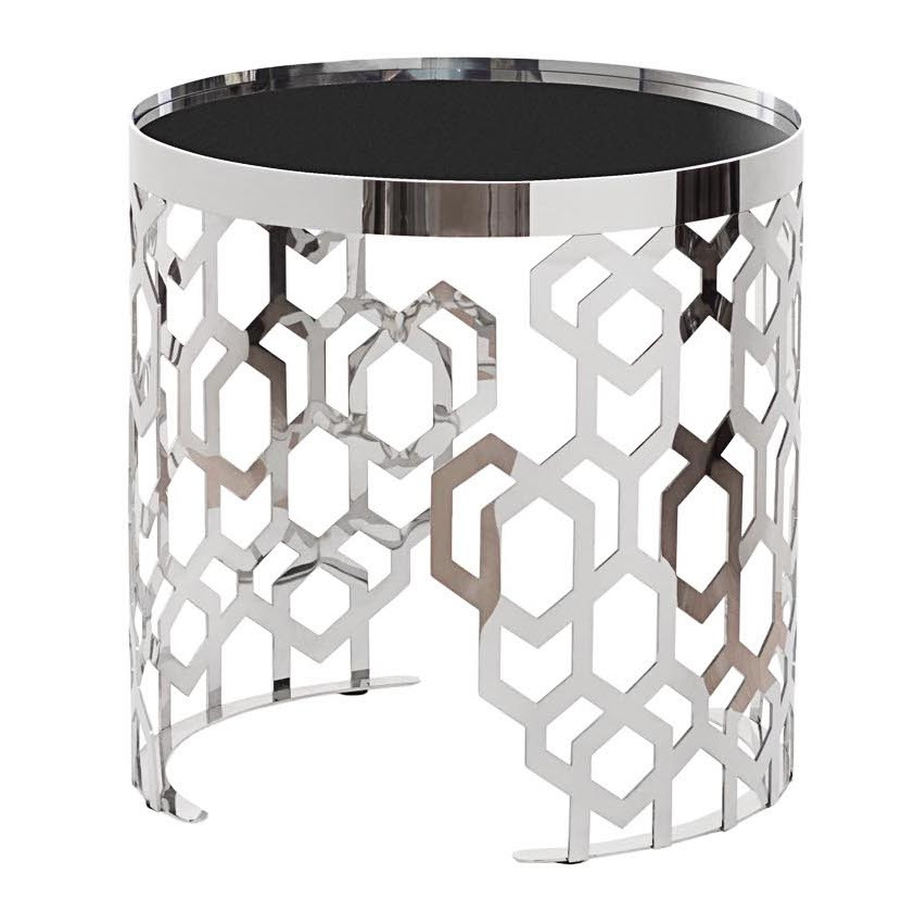 Стол Yen Geometry Table Chromium 50