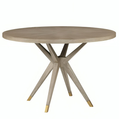 Стол обеденный круглый 4-х местный из дуба Round Oak Table