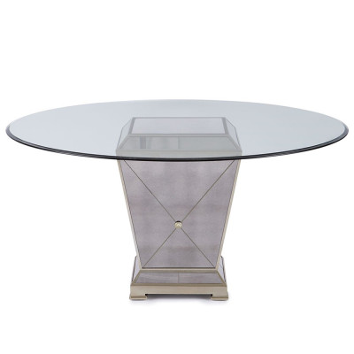 Стол обеденный круглый на зеркальном основании Spectacular Table