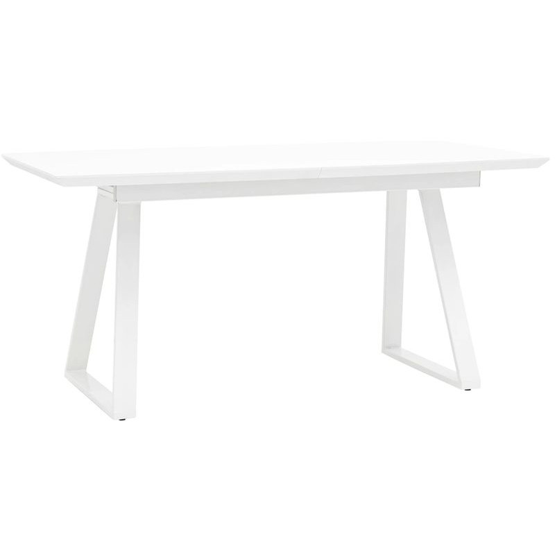 Стол обеденный раздвижной Magali ширина 160 белый