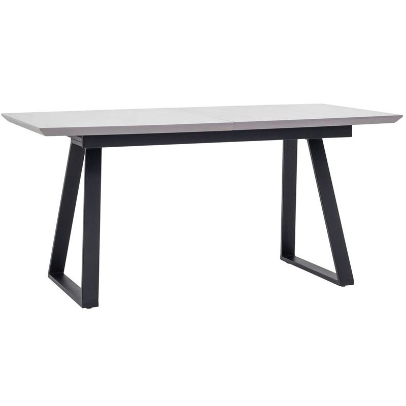 Стол обеденный раздвижной Magali ширина 160 серая столешница