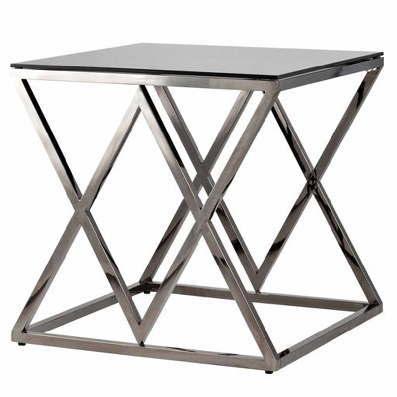 Стол приставной Geometry Rhombus Dark Chrome