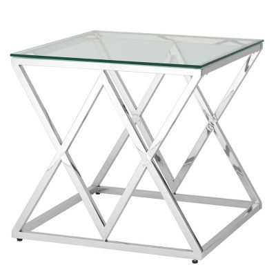 Стол приставной Geometry Rhombus Silver