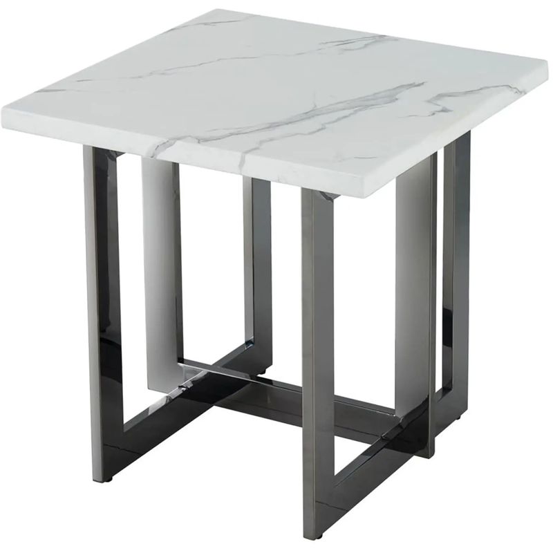 Стол приставной Novalis Collection столешница белый мрамор