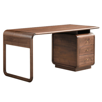 Стол рабочий округлой формы с 3-мя ящиками Working Moonnut Table