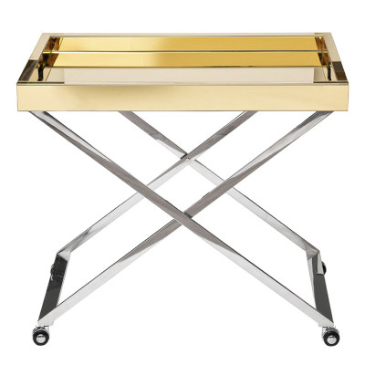 Стол сервировочный с зеркальной столешницей Splendid Serving Table