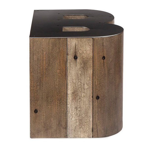 Столик Wooden Alphabet B Side Table