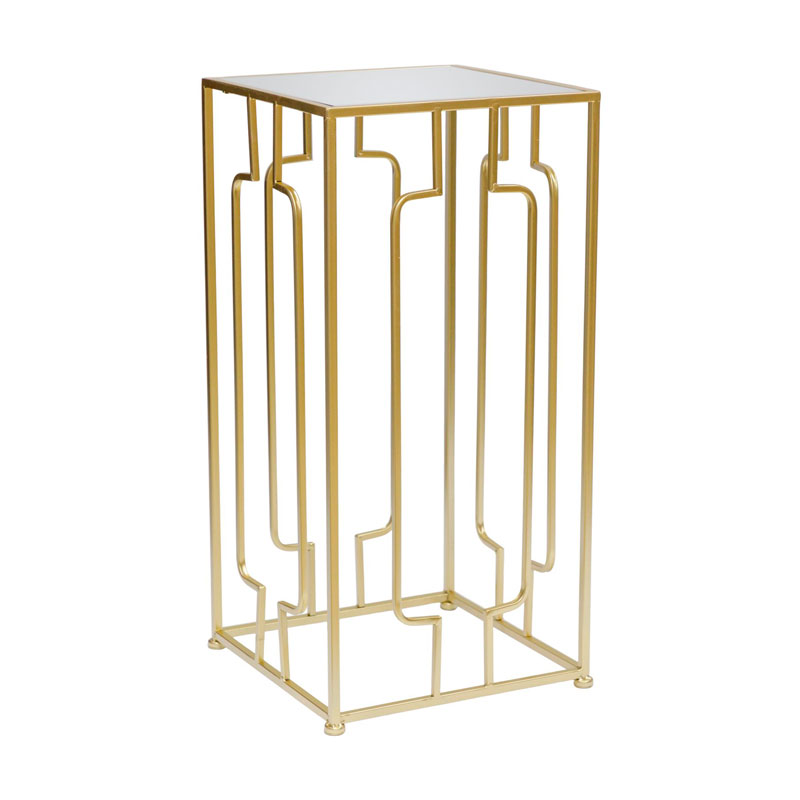 Столик высокий с золотой основой Edison