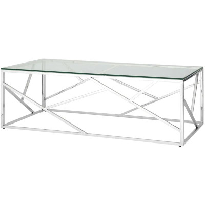 Столик кофейный Geometry Serene Phoenix Silver