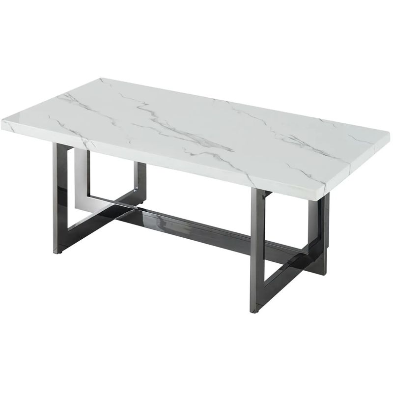 Столик кофейный Novalis Collection столешница белый мрамор