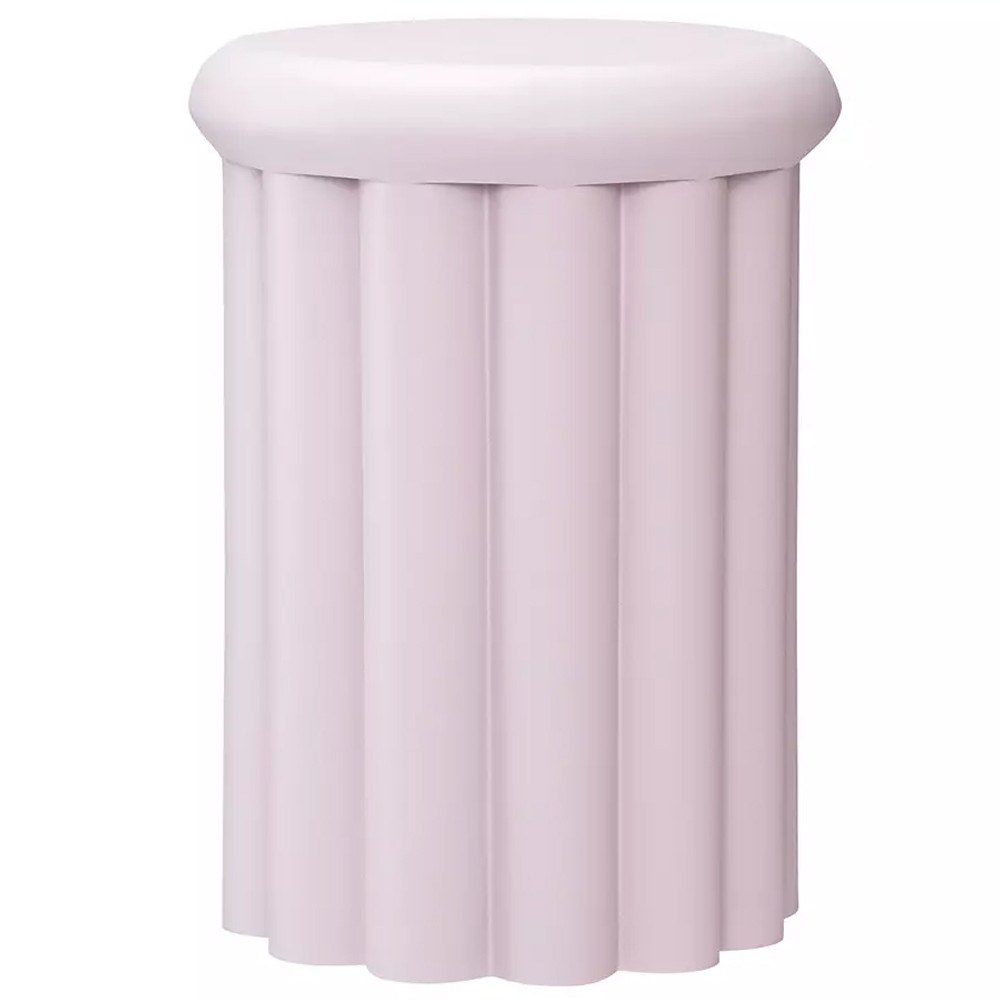 Столик приставной круглый с фактурным основанием Textured Table Base