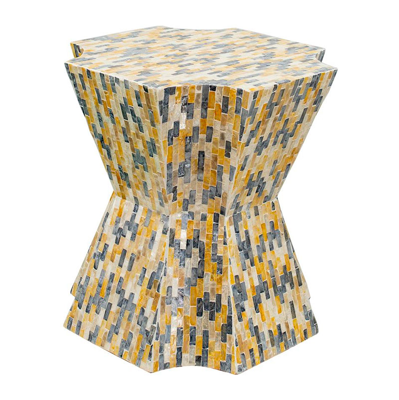 Столик с инкрустацией мозаика Nora