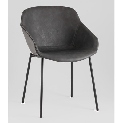 Стул Ashby экокожа серый