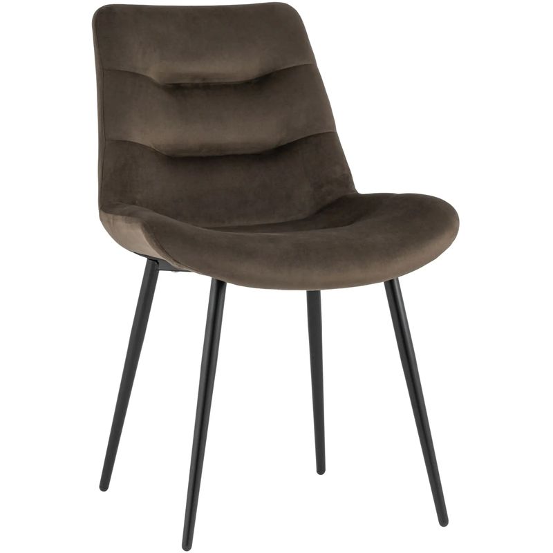 Стул Austin Chair Коричневый Велюр