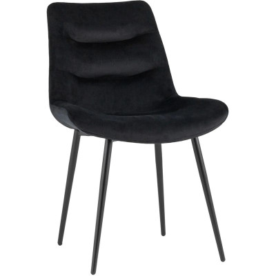 Стул Austin Chair Черный Велюр