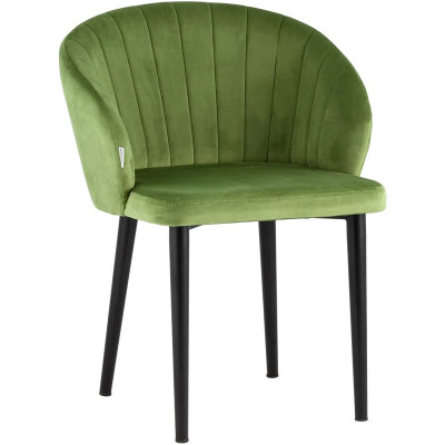 Стул Balsari Chair Велюр Зеленый Лайм