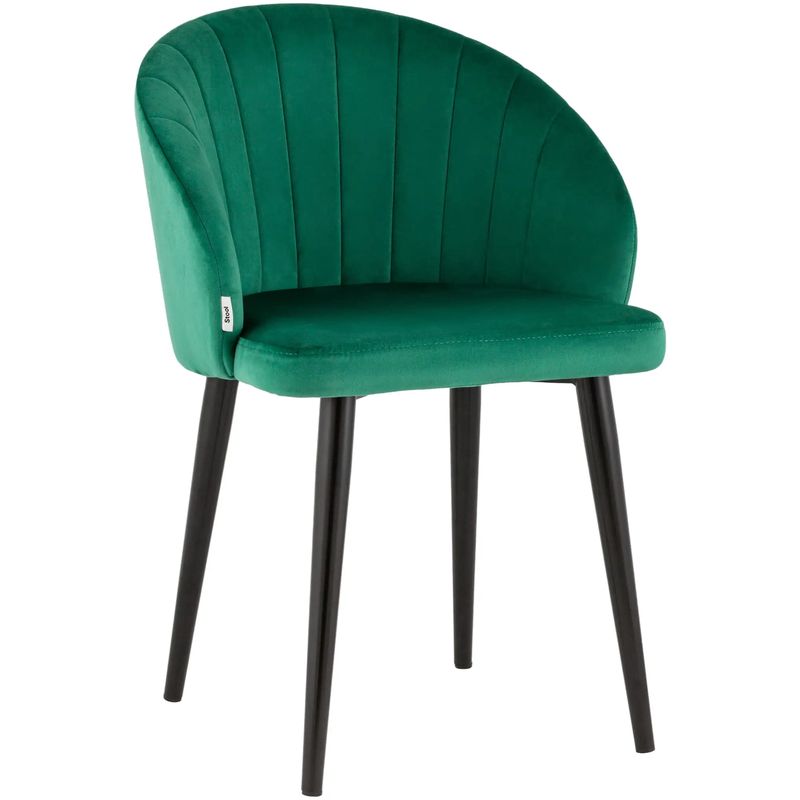 Стул Balsari Chair Изумрудно-Зеленый Велюр