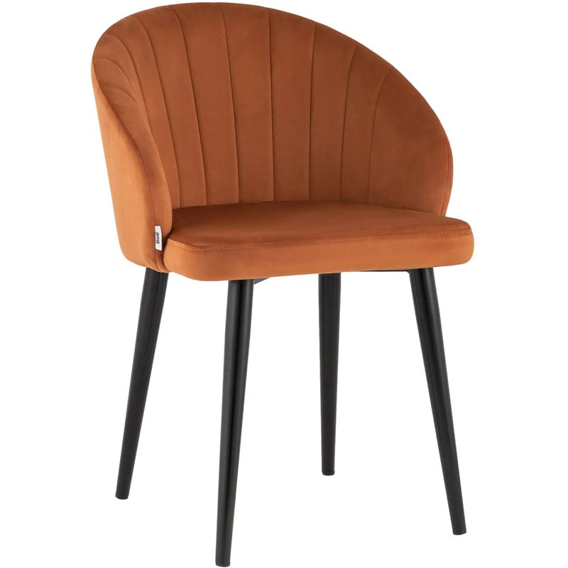 Стул Balsari Chair Терракотовый Велюр