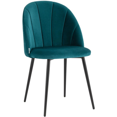 Стул Balsari S Chair Темно-Бирюзовый Велюр