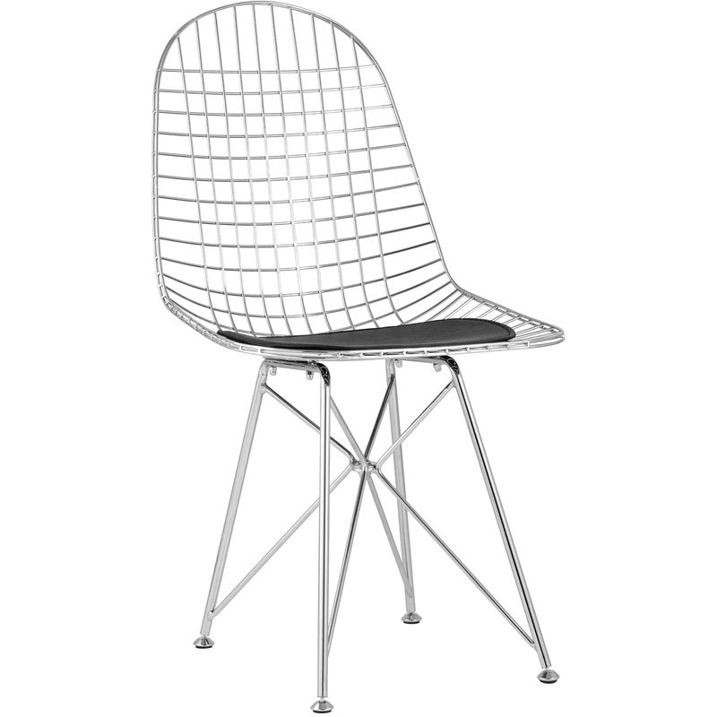 Стул Bertoia S Chair Хромированный Металл