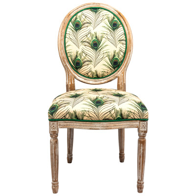 Стул c принтом перо павлина Magic Feathers