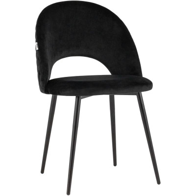 Стул CLIFF Chair Черный Велюр