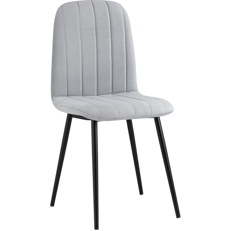 Стул Easy Chair Велюр Светло-Серый цвет