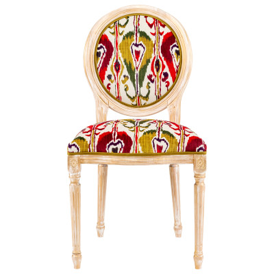 Стул Ikat Pattern Красно-белый