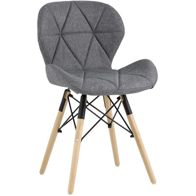 Стул Jeroen Chair Рогожка Серый Цвет
