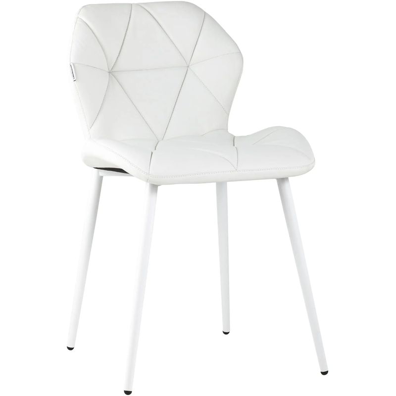 Стул Jeroen II Chair Экокожа Белый цвет