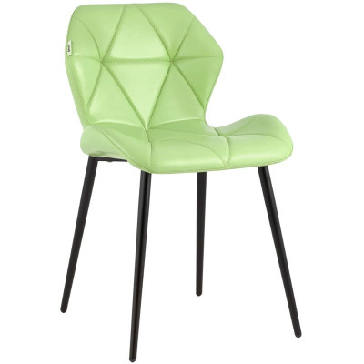 Стул Jeroen II Chair Экокожа Зеленый Лайм