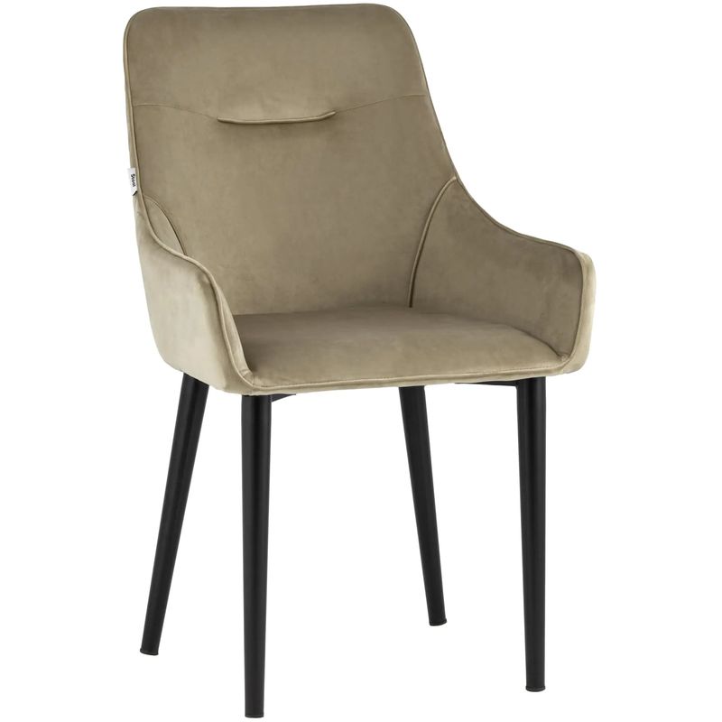 Стул Joan Chair Бежевый Велюр Капучино