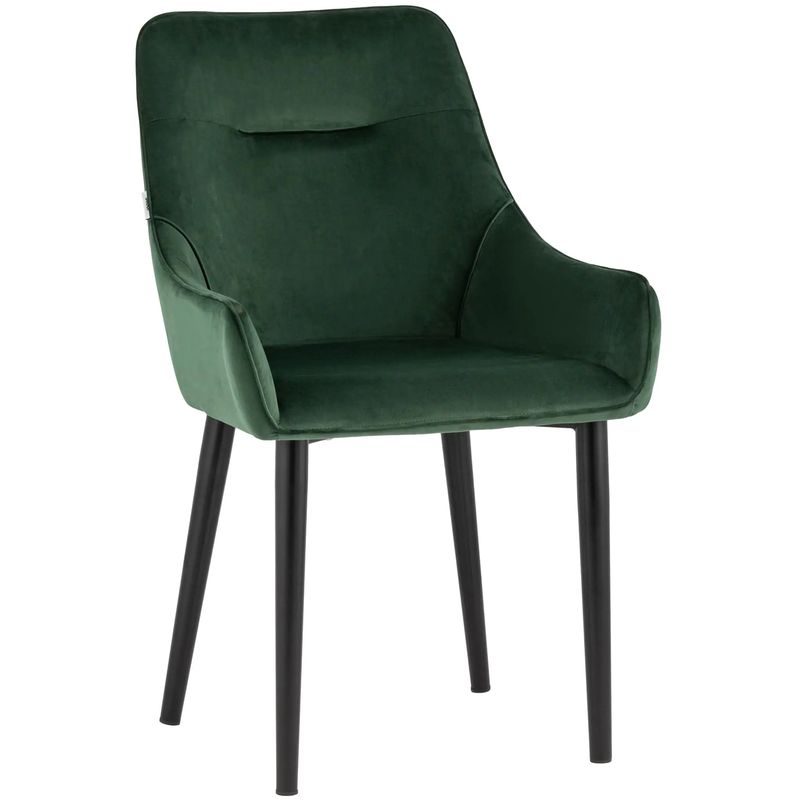 Стул Joan Chair Темно-Зеленый Велюр