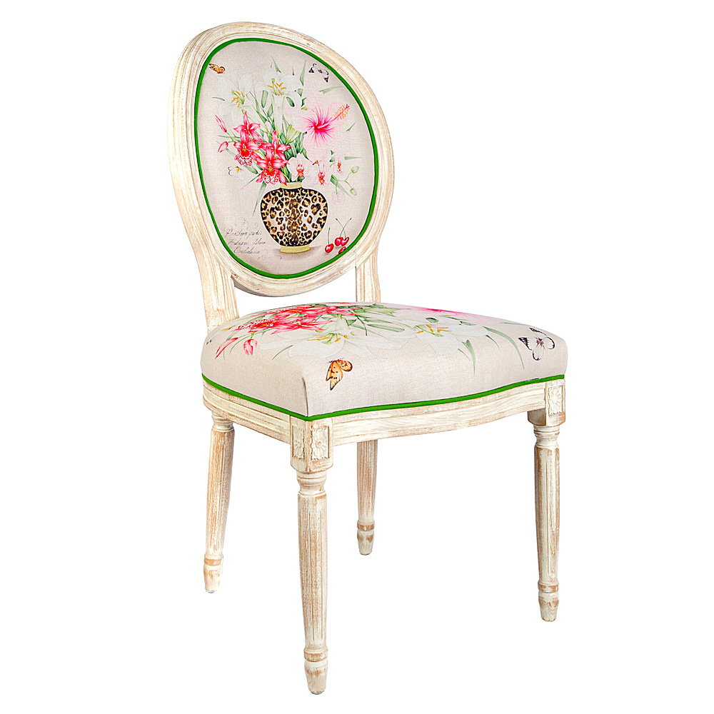 Стул Lilies and Hibiscus Stool