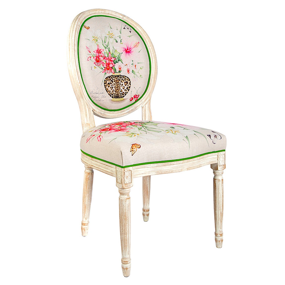 Стул Lilies and Hibiscus Stool
