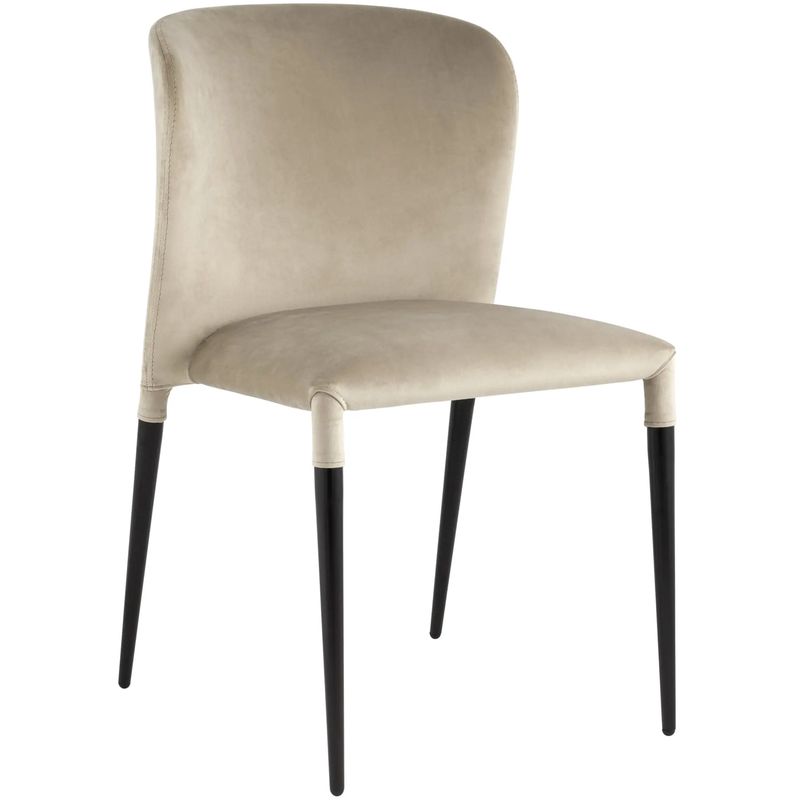 Стул Lori Chair Бежевый Велюр