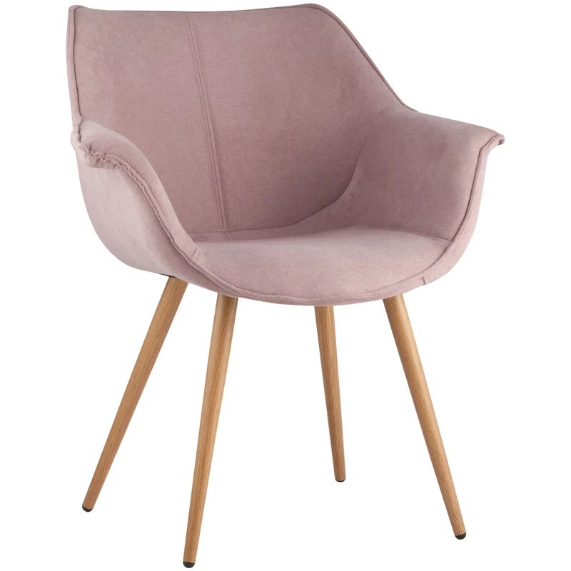 Стул Mason Chair Пыльно-Розовый Ножки светлое дерево