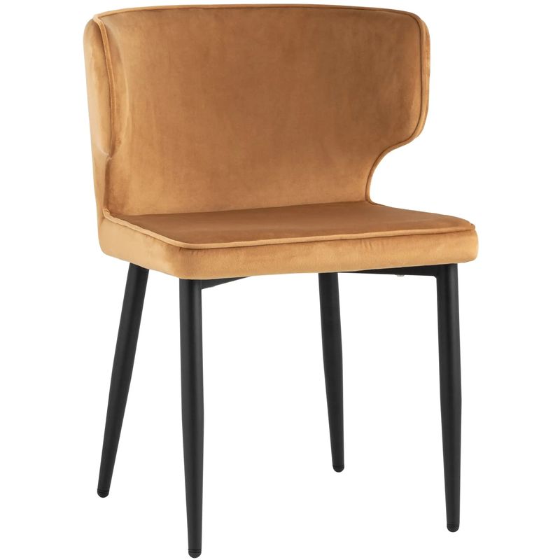 Стул Mateo Chair Терракотовый Велюр