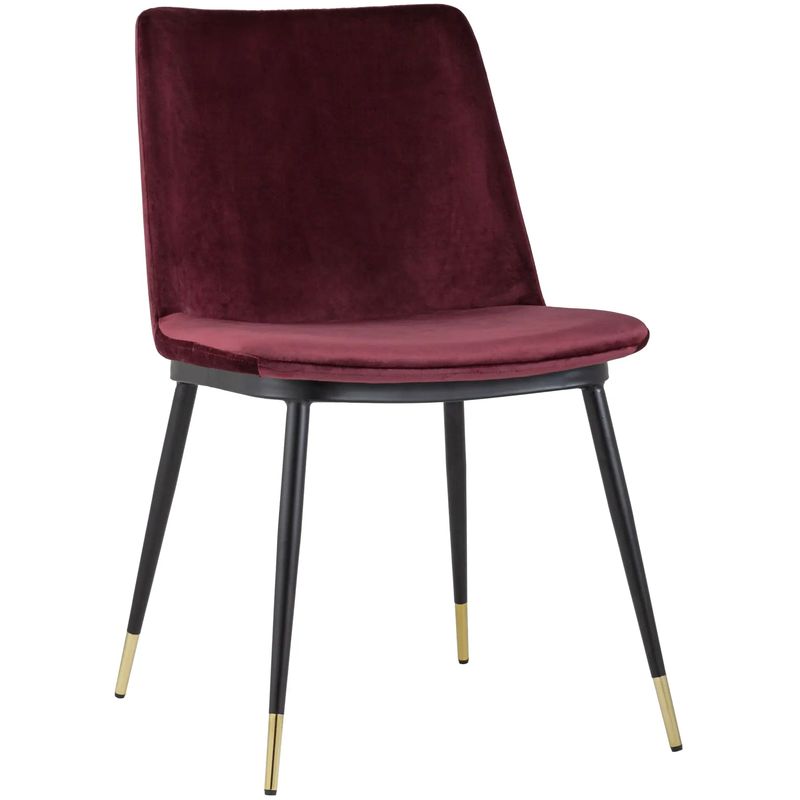 Стул Melissa Chair Вишневый Велюр