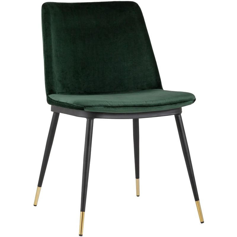 Стул Melissa Chair Зеленый Велюр
