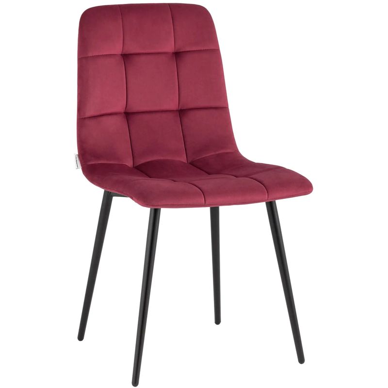 Стул NANCY Chair Малиновый Велюр