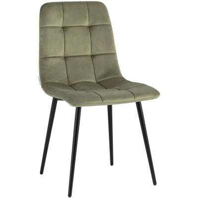 Стул NANCY Chair Пыльно-Оливковый Велюр