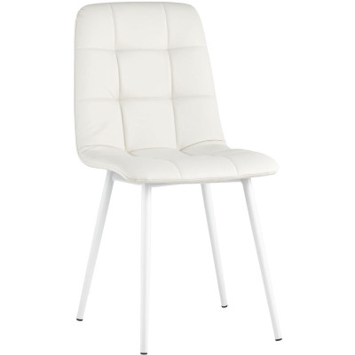 Стул NANCY S Chair Белая Экокожа
