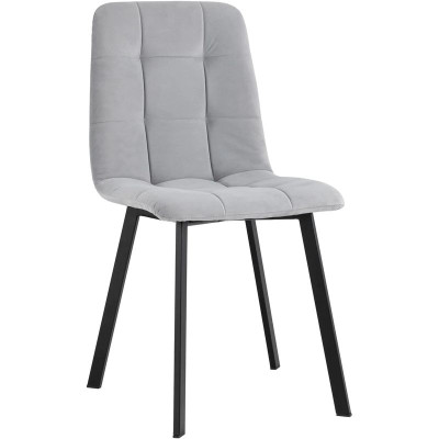 Стул NANCY S Chair Светло-Серый велюр