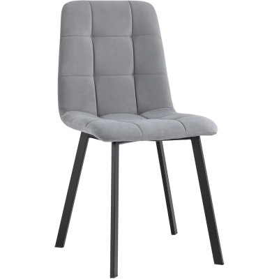Стул NANCY S Chair Серый велюр